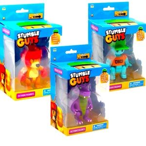 Set3 ⚡️Stumble Guys**Boxing Roo, **Robot **, Dusk Dragon Action Figure**